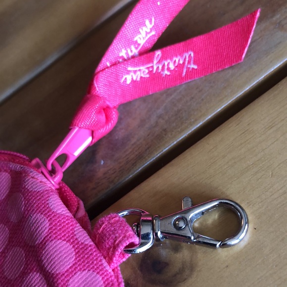 Thirty one brand Patchwork Bird/Mini ZipTop Coin purse with Clip - Picture 2 of 7